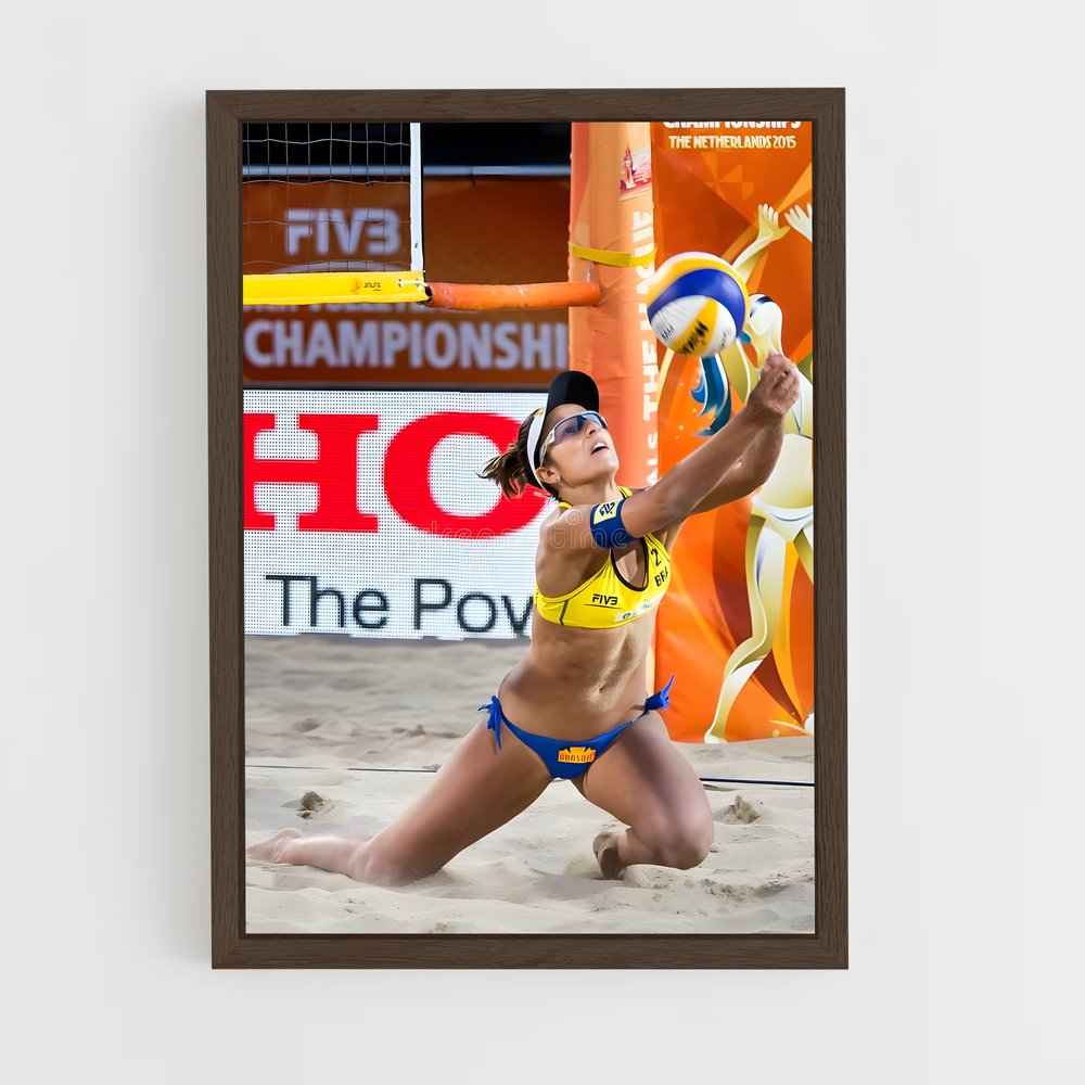 Poster Beach Volleyball Vibes – affiche Beach-volley (vue 5)